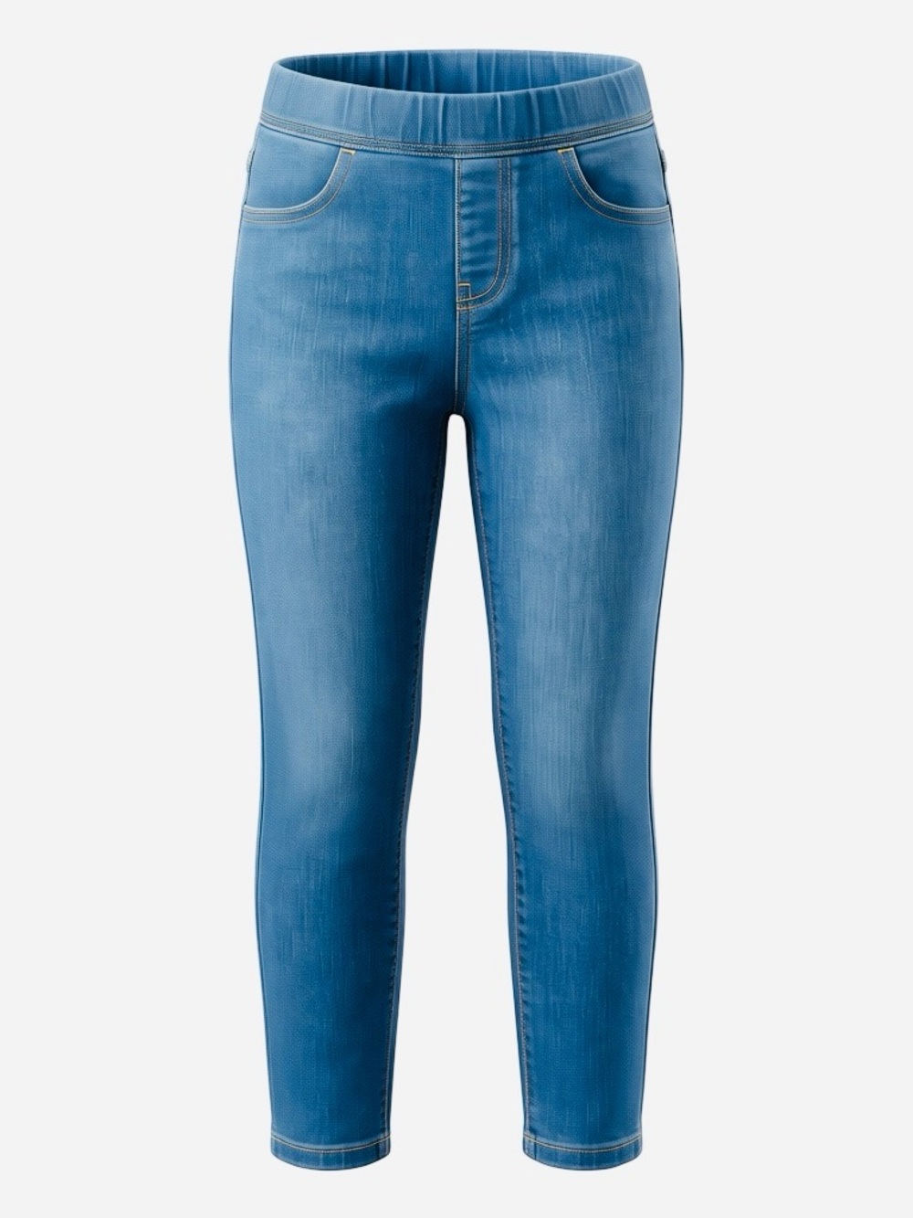 Cat & Jack Girl’s Blue Pull-On Jeggings with Elastic Waist - Youth Size 10, New